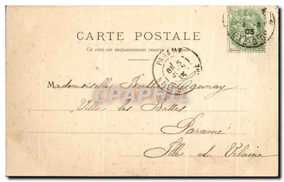 Dijon — La Préfecture — éditeur H. Hendette, n° 44 — Verso