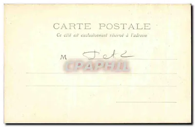 Castello di Comacré (I.-et-L.) — Facciata principale — editore non identificato — Verso