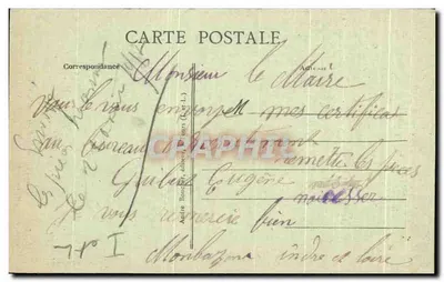 Zamek Candé — Prawa część fasady Zachodniej — zbudowane przez Brignonneta w 1508 — A. B. — Rewers