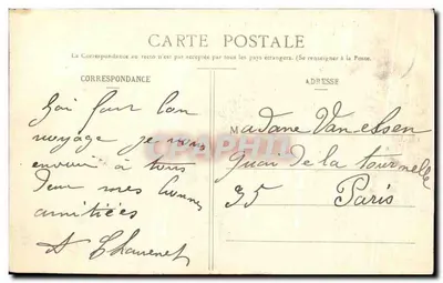 Dijon - Hotel de la Cloche — L. V., uitgever — Achterkant