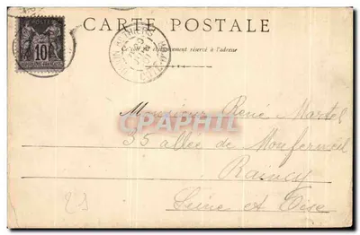 Praça das Armas, Hotel de Ville — Dijon — editor não identificado, número de série não visível — Verso