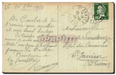 Cauterets — Estabelecimento do Pequeno Santo Salvador e do Pré — Fototipia Labouché Frères, Trilhousa, n°278 — Verso