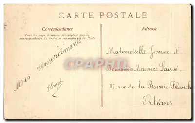 A Auvergne pitoresca — A Restauração no Cume do Puv de Dôme — V.D. editor — Verso