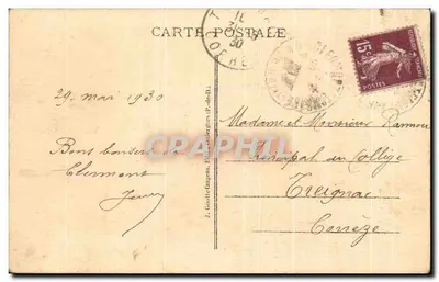 Paradys w Royat — Poetycka Auvergne — G. d'O. - 1150 B. - Royat — Rewers