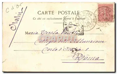Dijon - Castelo de Montmuzard — L. V. edit. n° 184 — Verso