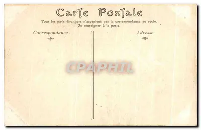 Zamek Chenonceaux — Façada Południowa — ND Phot — Rewers