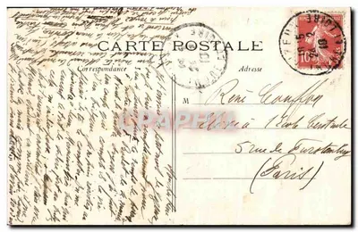 Gizeux — Wnętrze kościoła — Grob Messire René du Bellay i Dame Marie du Bellay — Wyd. F. Samson, Bourguel — Rewers