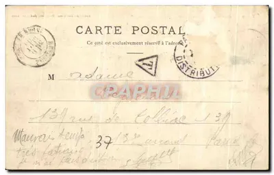 Restigné (Indre-et-Loire) — A Prefeitura — Coleção Tournasac, Bourgueil (Indre-et-Loire) — Verso