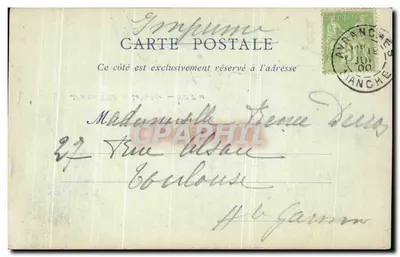 Avranches — Het College — ND Fot — Achterkant