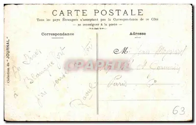 L'Auvergne — Route de Laqueuille — éditeur L'Auvergne, n° de série non visible — Reverso