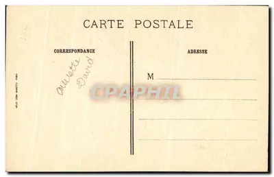 Dziwka z Marthuret — kamienna statua w Riom — J.-E. Bulloz, Wydawca, nr 36025 — Rewers