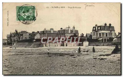 St-Pair-sur-Mer - Praia de São Nicolau — editor Gourin, fot. Granville, n°195