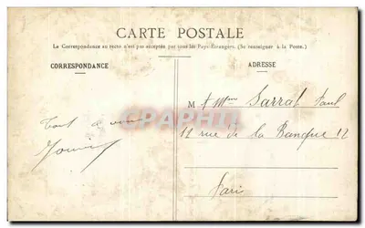 St-Pair-sur-Mer - Praia de São Nicolau — editor Gourin, fot. Granville, n°195 — Verso