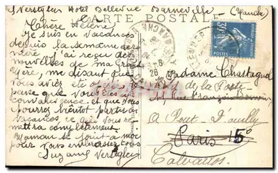 Carteret — Vista geral tirada da Falésia — Verso