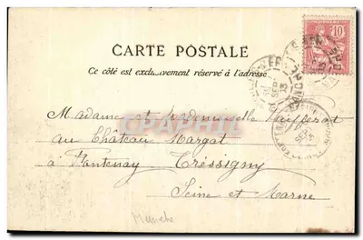 Barneville-sur-Mer — O Ponte Rosa — G.F. n°2834 — Verso