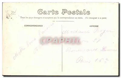 Bourges z lotu ptaka — Widok z katedry — Nowe karty Bourges 132 — Rewers