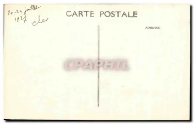 Bourges — Ogród Urzędu Miejskiego - Katedra — wydawca nieznany, nr serii 429 — Rewers