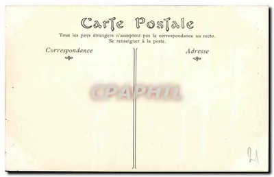 ÉPOISSES (Côte-d'Or) — O Castelo, Pavilhão de entrada da 2ª cinta — Editor não identificado, n° 50 — Verso