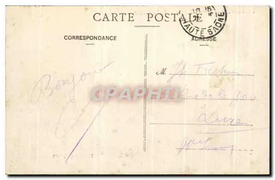 Isseauxville — Castelo da Torre — editor não visível — Verso