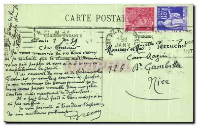Amboise — O Castelo e o Ponte — LL. — Verso