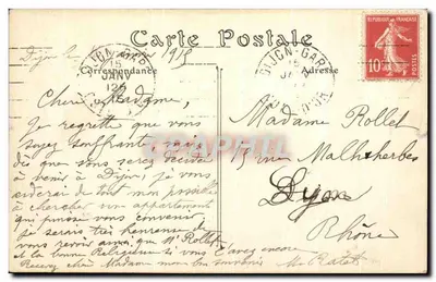 Dijon. Katedra św. Michała i Izba Gospodarcza — C. P. A. Nr 88 — Rewers