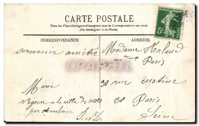 Lussault — Zamek Montjoye — Pani Muhler — Rewers