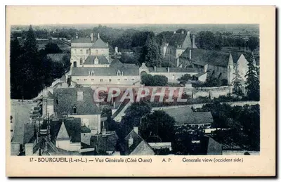 Bourgueil (Loir-et-Cher) — Vista Geral (Lado Oeste) — A.P.