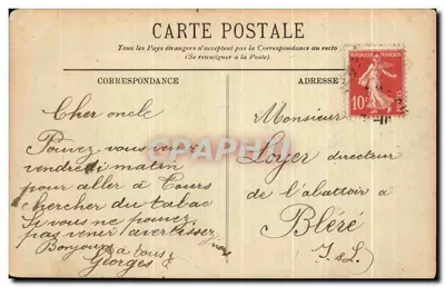 Amboise — Zamek Chanteloup — LL. — Rewers
