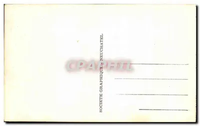 Chamonix — Aig. de la République e Grand Charmoz — Société Graphique Neuchâtel, n°125 — Verso
