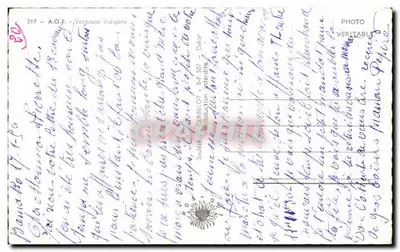 Afryka Zachodnia — Scena życia lokalnego — Spółka CERBELLOT, n° 217 — Rewers