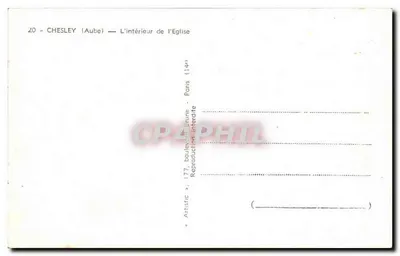 Chesley (Aube) — O interior da igreja — Artistic — Verso