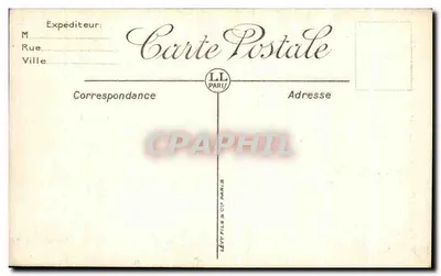 Carcassonne (Cité) — La Torre de la Inquisición — LL — Reverso