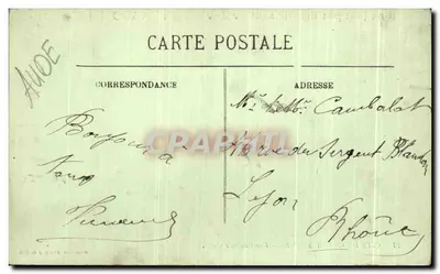 Carcassonne — Algemene westelijke weergave — Nadaud — Achterkant