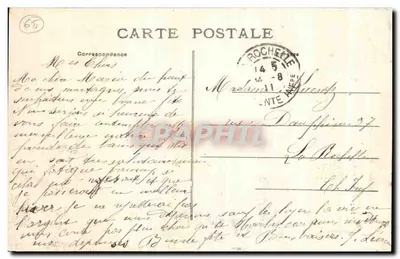 Luz-Saint-Sauveur — O Ponte Napoléon — Editor desconhecido, n° 97 — Verso