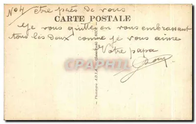 O Ponte do Diabo — De Pierrefitte a Luz — Editor A.D.I.A. (Saint-Roch) n°3766 — Verso