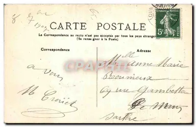Wysokie Pireneje — 399 - CAUTERETS — Wodospad Pont d'Espagne — Rewers