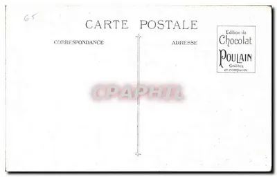 O novo Ponte d'Espagne — vista do ponte e cascata — Edição do Chocolate Poulain — Verso