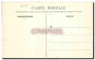 Cité de Carcassonne — Vista generale Nord-Ovest — Lib. P. Ahadie, 36 rue de la Gare — Verso