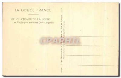 Os Trogloïtes modernos — perto de Langeais — Edição de Arte Yvdon — Verso
