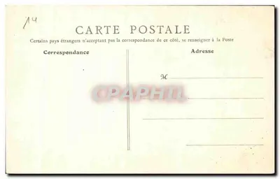 Caen (Calvados) — Portal do Velho Saint-Étienne — B. F., Paris, n°20 — Verso