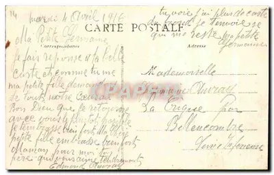 Caen — Kościół Trójcy Świętej i Klasztor Damski, założony przez królową Mathildę, żonę Williama Zdobywcy, XI wiek — Rewers