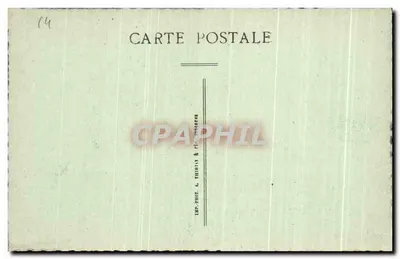 Caen — Katedra św. Gili (XI wiek) — Południowy bok z wieżyczkami — Wydawnictwo A. Compère — Rewers