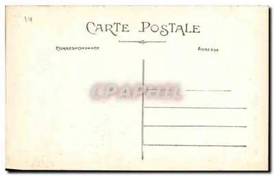 CAEN - Stary Święty Etienne — widok z kościoła — seria 45 — Rewers