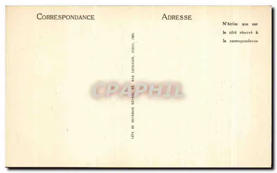 Caen — A Abadia dos Homens. O Claustro — LL — Verso