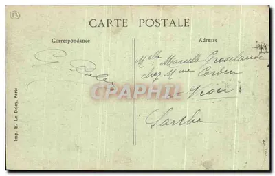 Marseille — O Caisso do Porto — Bairro das Accoules — Novelta, n°1589 — Verso