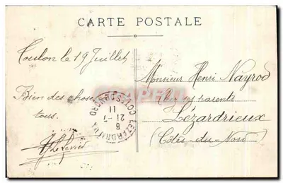 Marsella — La Passe del Puerto Viejo — Editor EL (n°80) — Reverso