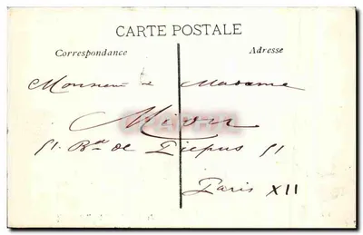 Marseille — Zamek If — Nieznany wydawca, numer serii 81 — Rewers