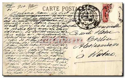 Vichy — Source Chomel — éditeur LL. n°29 — Verso