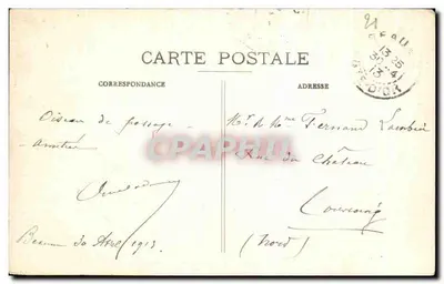 Hospicjum w Beaune — Dziedziniec Hôtel-Dieu (XV wiek) — Wydawca: Roses, Hôtel de France, n° 103 — Rewers