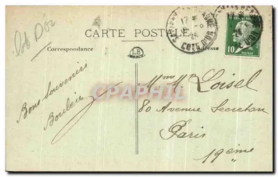 Beaune — Bulwar św. Nikodema — Ronco aîné, wyd., Beaune (Zarejestrowane) — Rewers